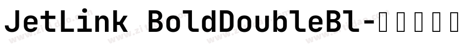 JetLink BoldDoubleBl字体转换